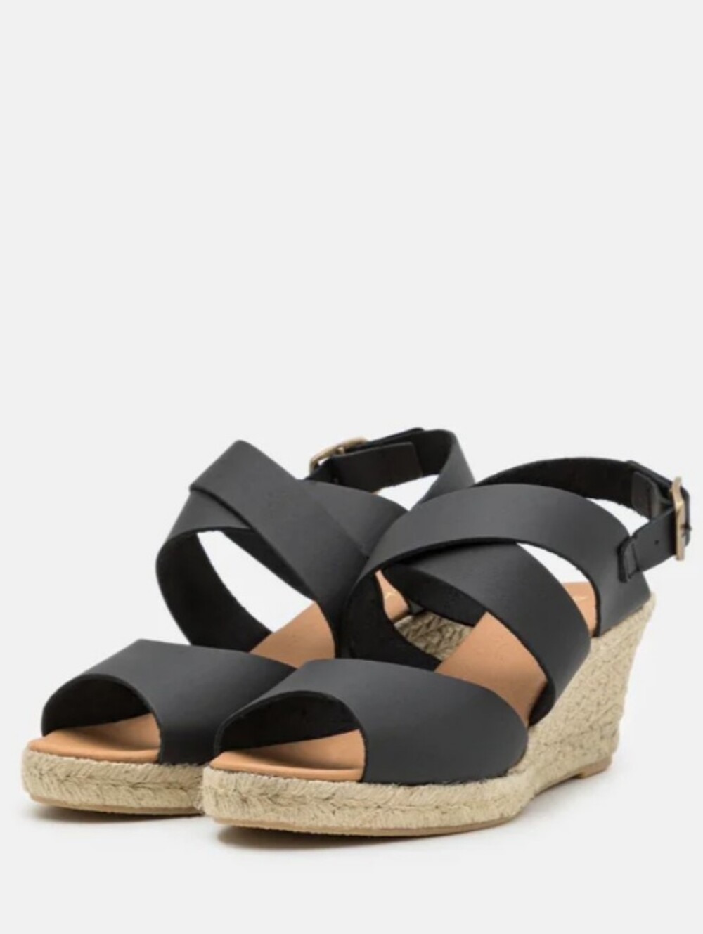 Barbour YOLANDA Platform Leather sandals -black Size EU 41 / US Size 10